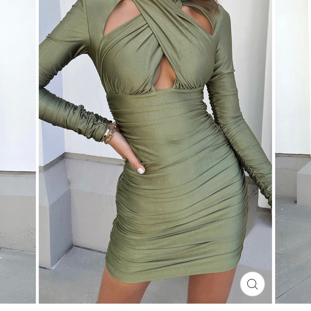 Solana Khaki dress